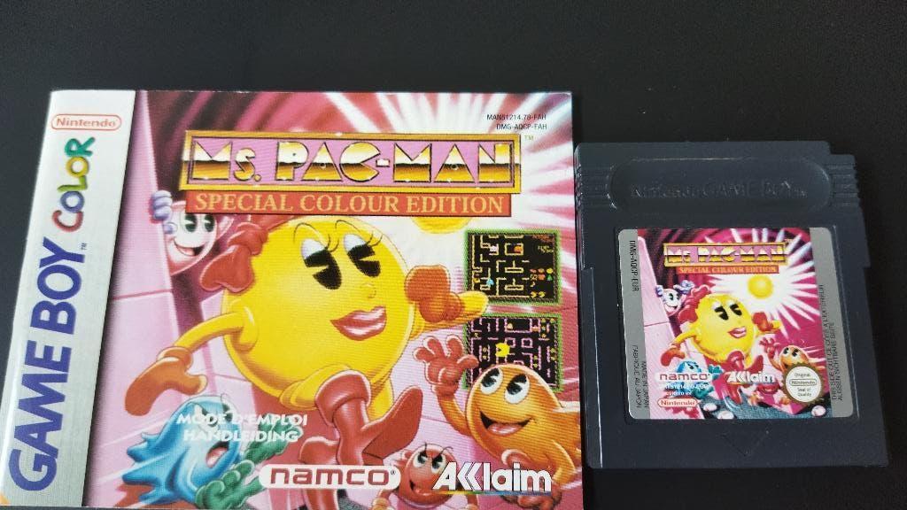 game boy color Ms. Pac-Man special colour edition, Gebruikt, Verzenden, Overige genres, 1 speler