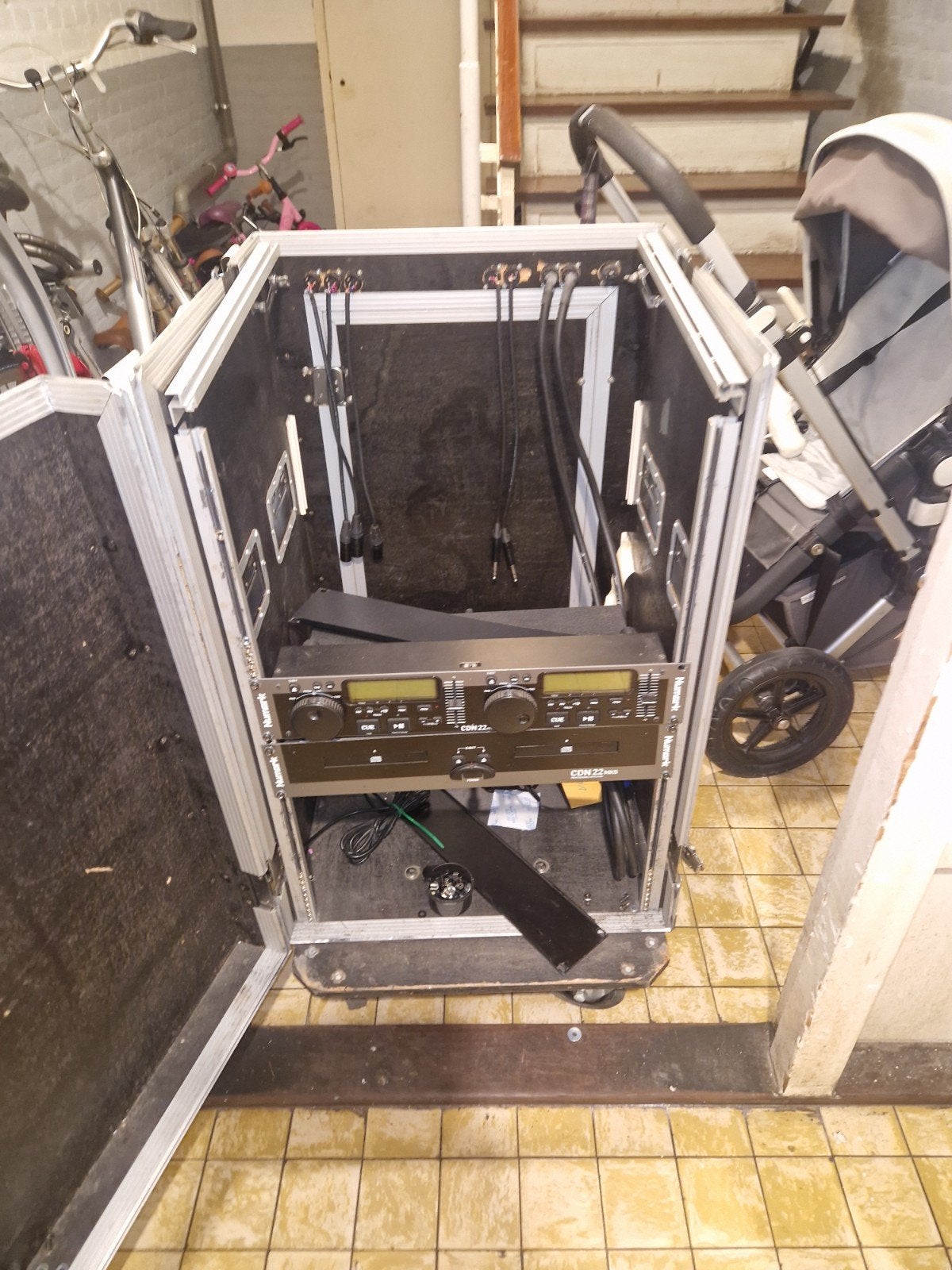 flight case 19 inch, Ophalen of Verzenden, Gebruikt, Overige instrumenten