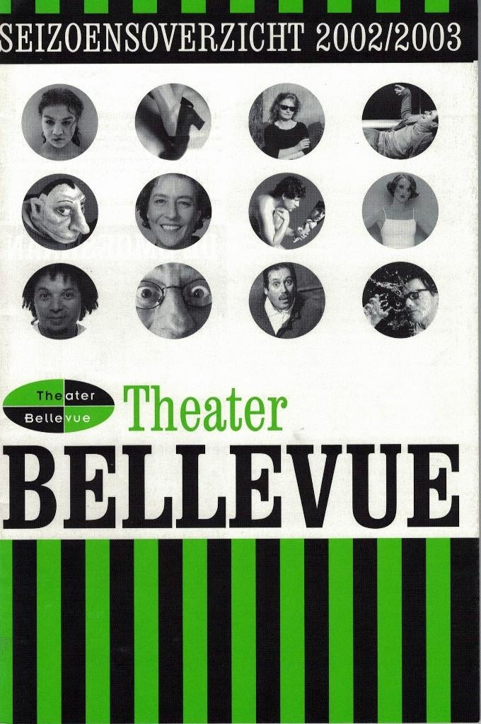 Seizoensoverzicht 2002/2003 Theater Bellevue te Amsterdam., Boeken, Ophalen of Verzenden, Nieuw, Toneel