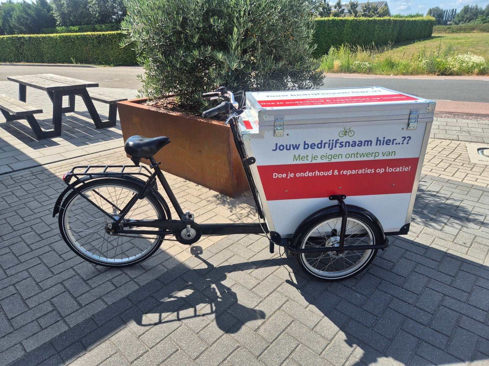 Presentatie Bakfiets - Ideaal voor Reclame en Evenementen, Overige merken, Goederen, Nieuw, Ophalen of Verzenden