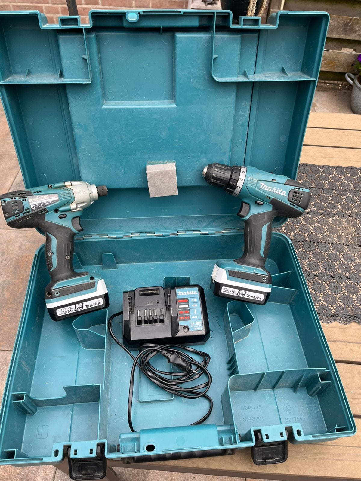 Makita set schroevendraaier en slagschroevendraaier, Ophalen, Gebruikt, Boor- en Schroefmachine, Variabele snelheid