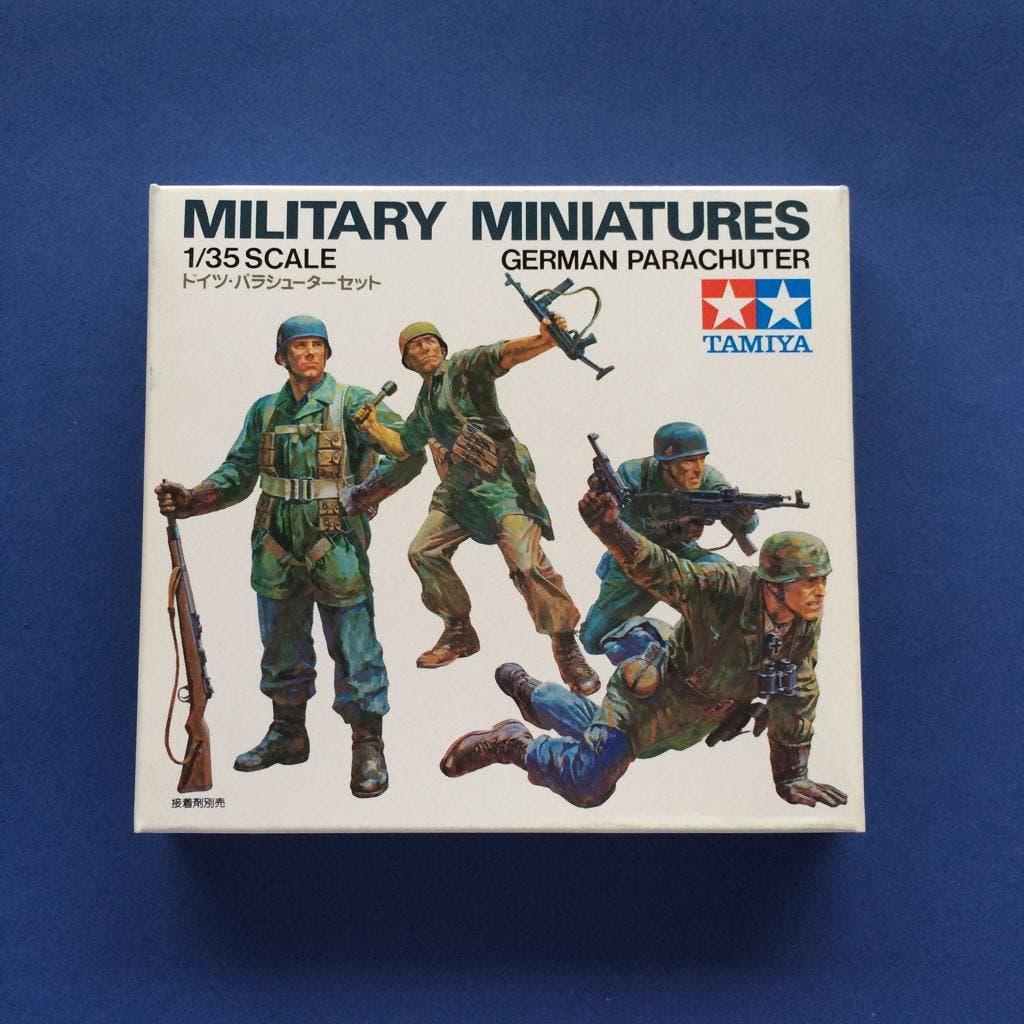 Tamiya	35012	German Parachuters 	1/35	Vintage, Hobby en Vrije tijd, Verzenden, Zo goed als nieuw, 1:35 tot 1:50