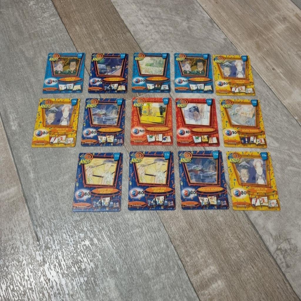 Foxkids fox kids what's with andy, Hobby en Vrije tijd, Verzamelkaartspellen | Overige, Ophalen of Verzenden