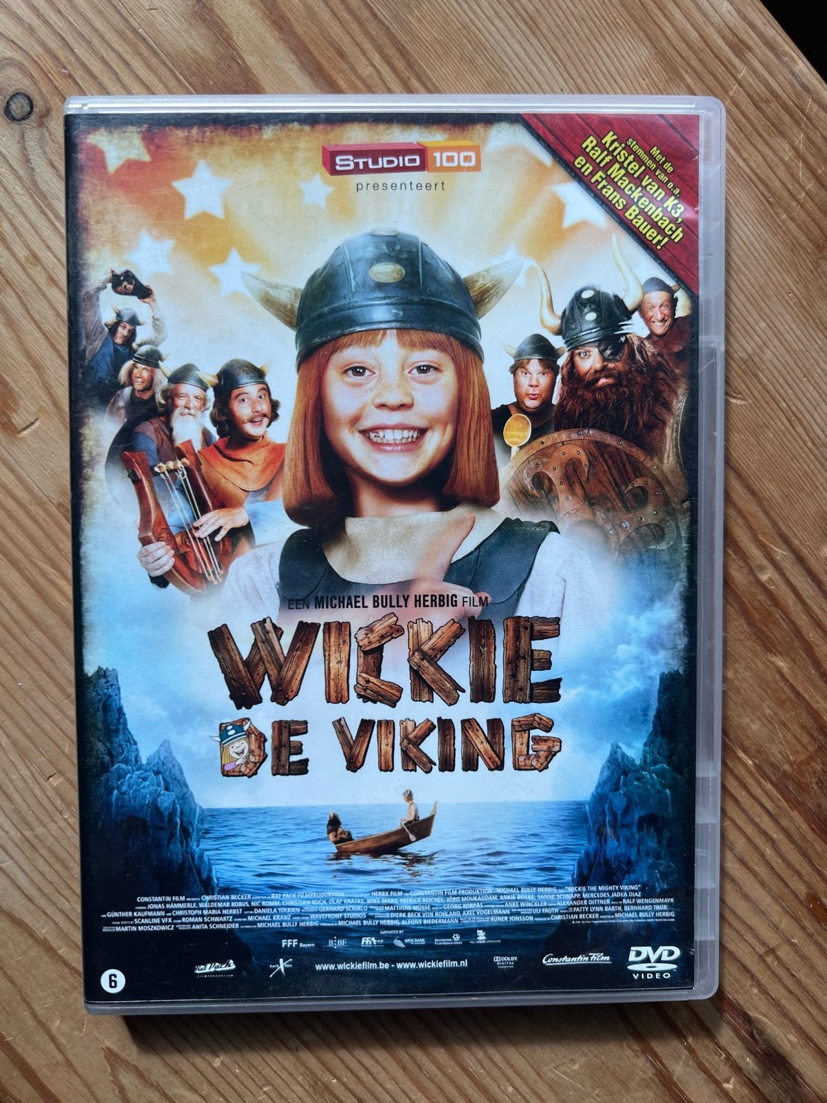 Wickie de Viking DVD - Studio 100 Film, Cd's en Dvd's, Zo goed als nieuw, Vanaf 6 jaar, Familie, Film
