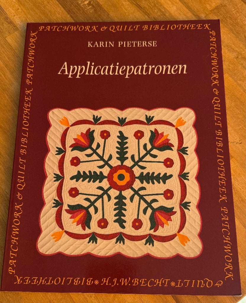 Applicatiepatronen Karin Pieterse, Ophalen of Verzenden, Zo goed als nieuw, Borduren en Naaien, Karin Pieterse
