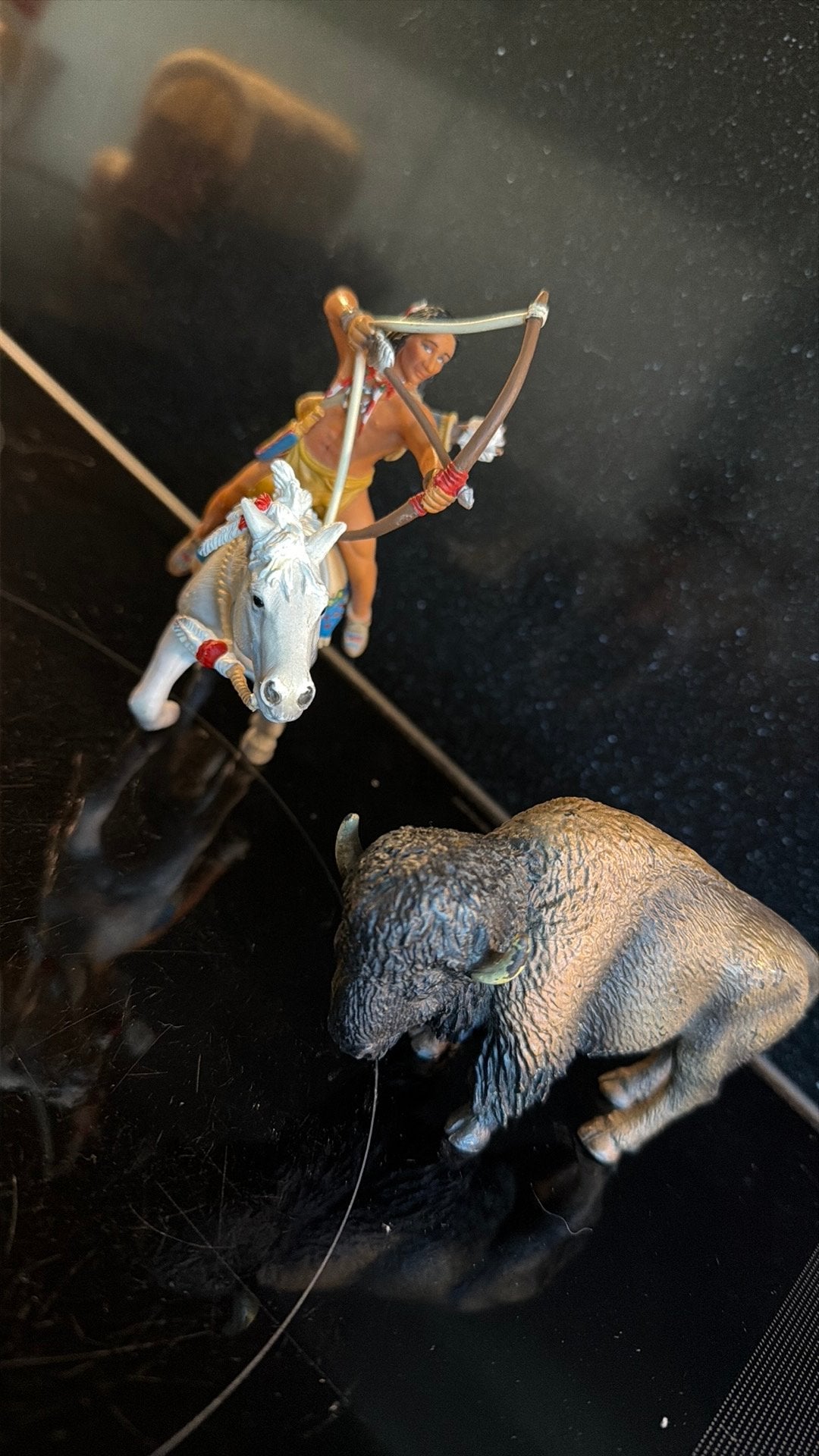 Schleich Wildwest: Sioux boogschutter te paard, Ophalen of Verzenden, Zo goed als nieuw