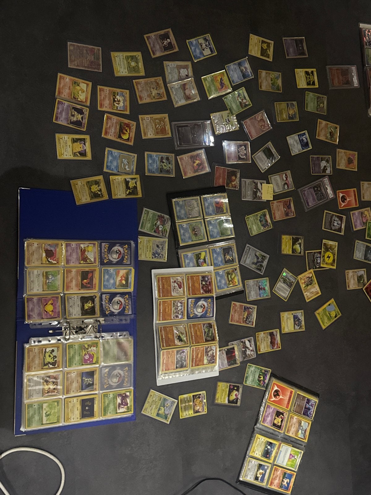 Grote collectie Pokémon kaarten, inclusief zeldzame kaarten, Ophalen of Verzenden, Gebruikt, Meerdere kaarten, Foil