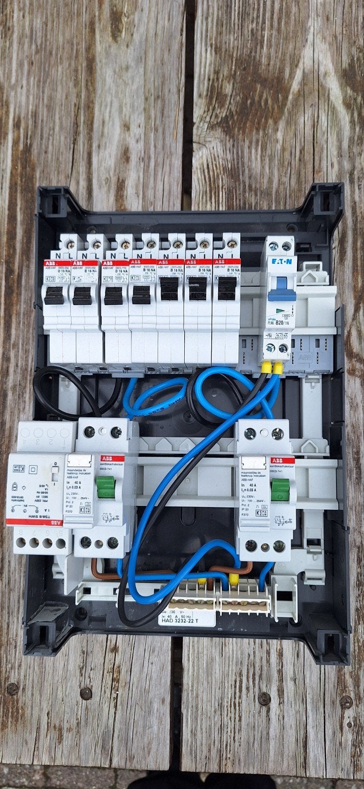 Groepenkast., Ophalen, Gebruikt, ABB, Groepenkast