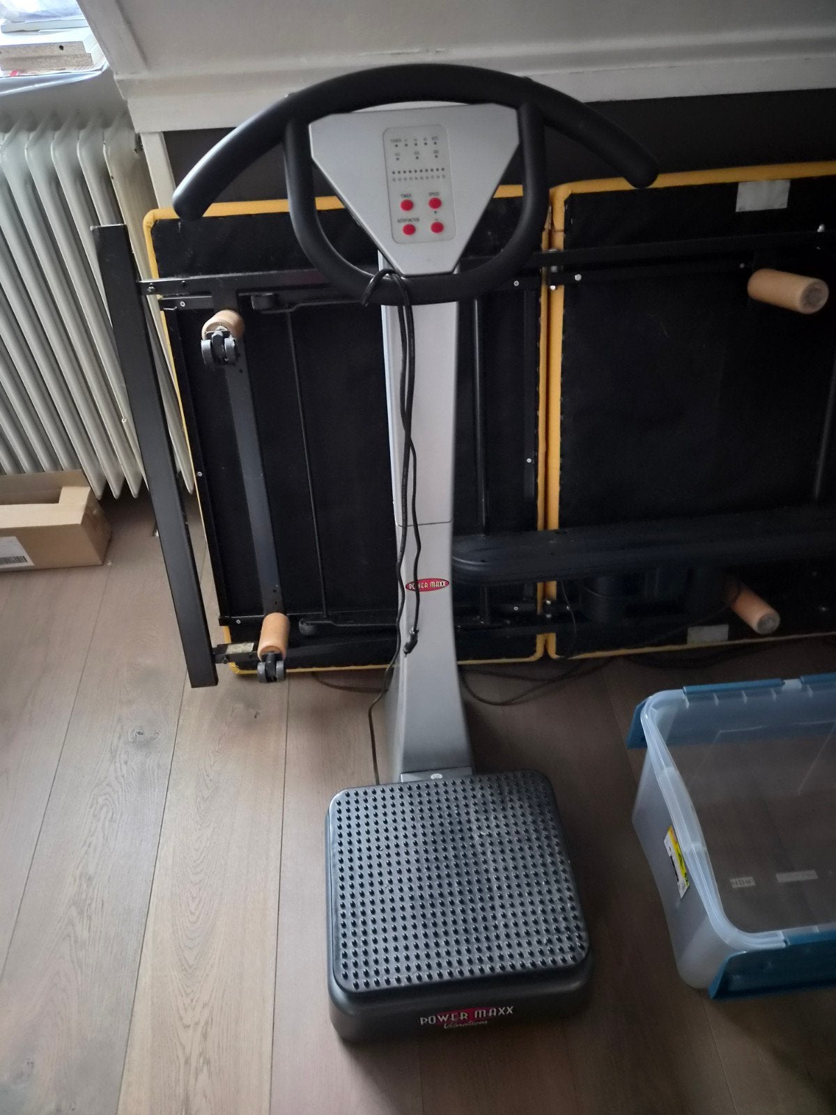 Powemaxx Trilplaat - Fitness en Welzijn, Ophalen, Gebruikt, Trilplaat, Metaal