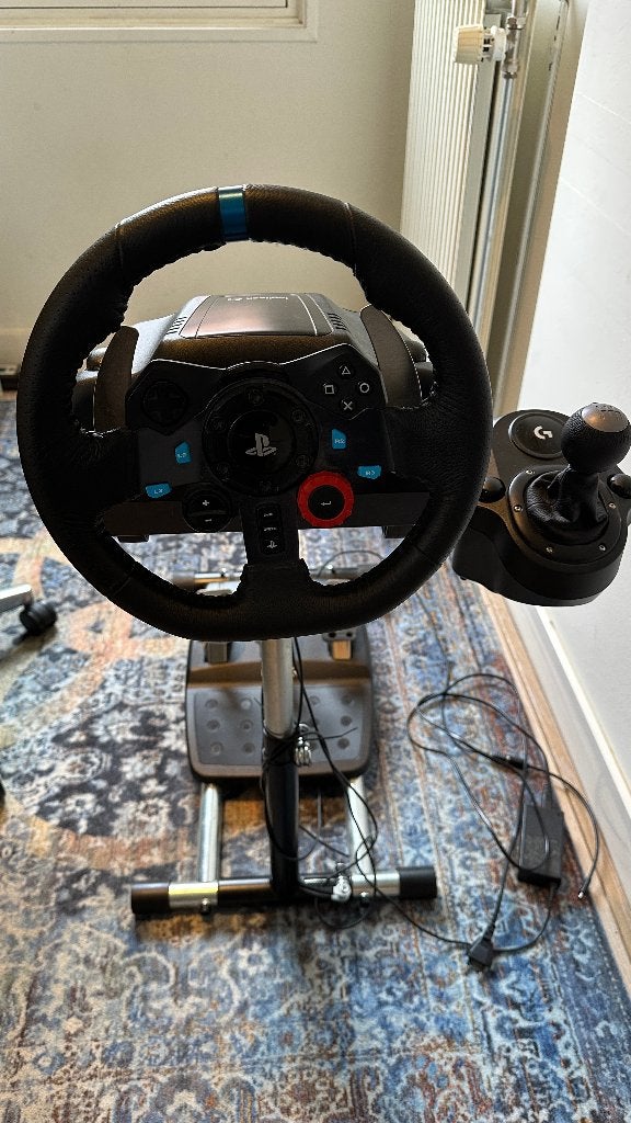 Logitech G29 + Shifter + Wheel Stand Pro V2 Deluxe PS4/PS5, Ophalen, Zo goed als nieuw, Stuur of Pedalen, PlayStation 3