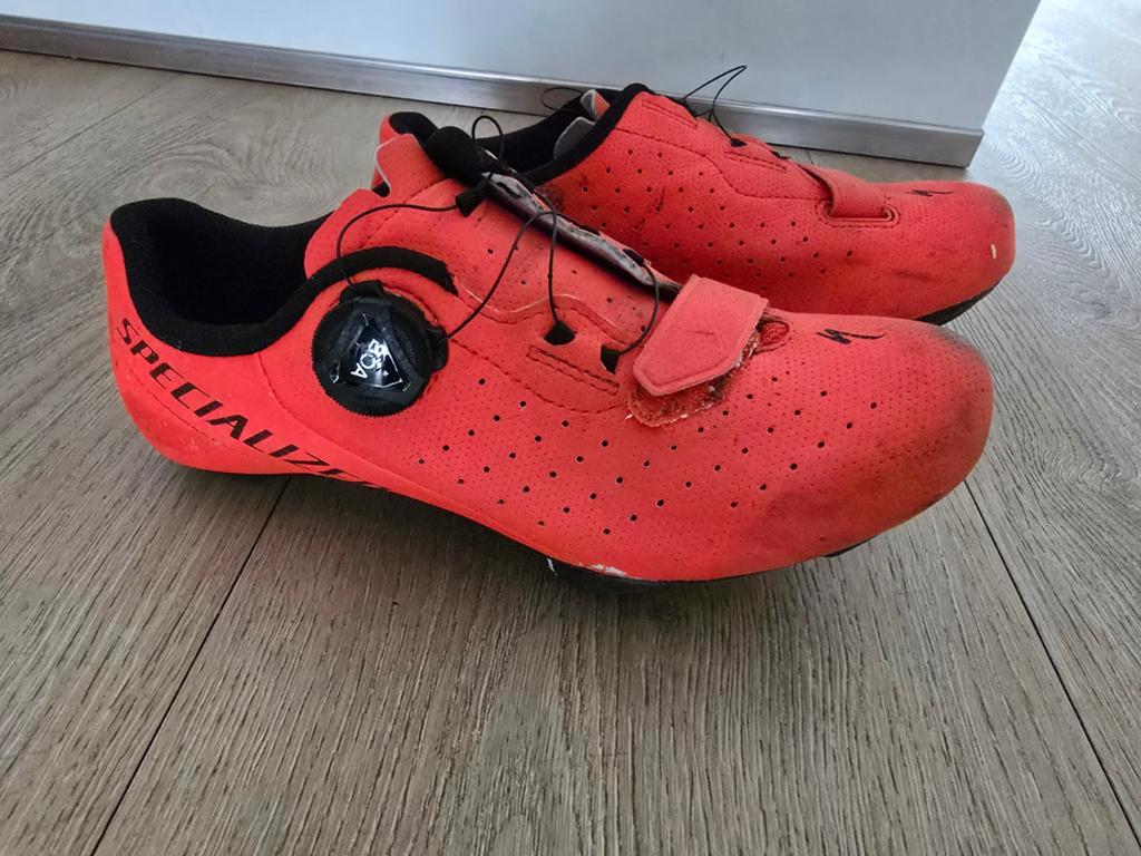 Specialized S-Works racefiets schoenen - Oranje, Ophalen, Gebruikt, Kleding