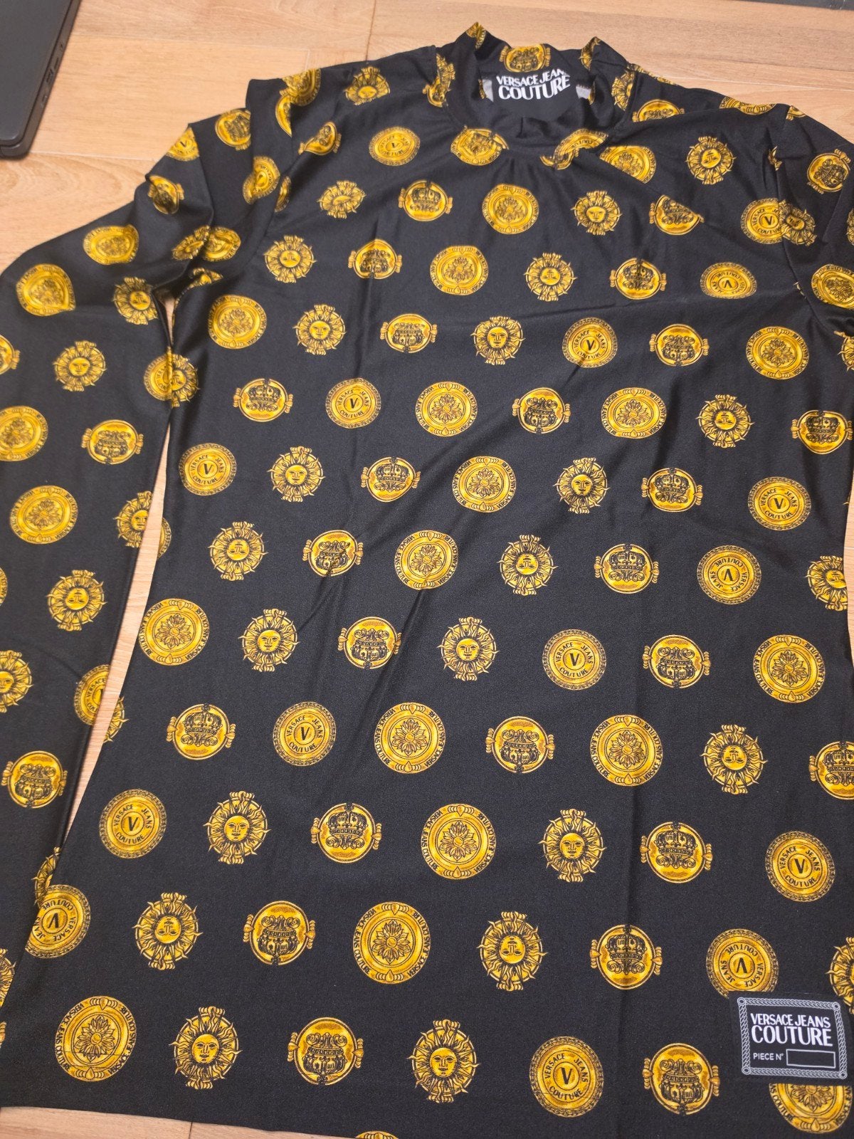 Versace Jeans Couture shirt met lange mouwen, Zwart, Ophalen of Verzenden, Lange mouw, Maat 36 (S)