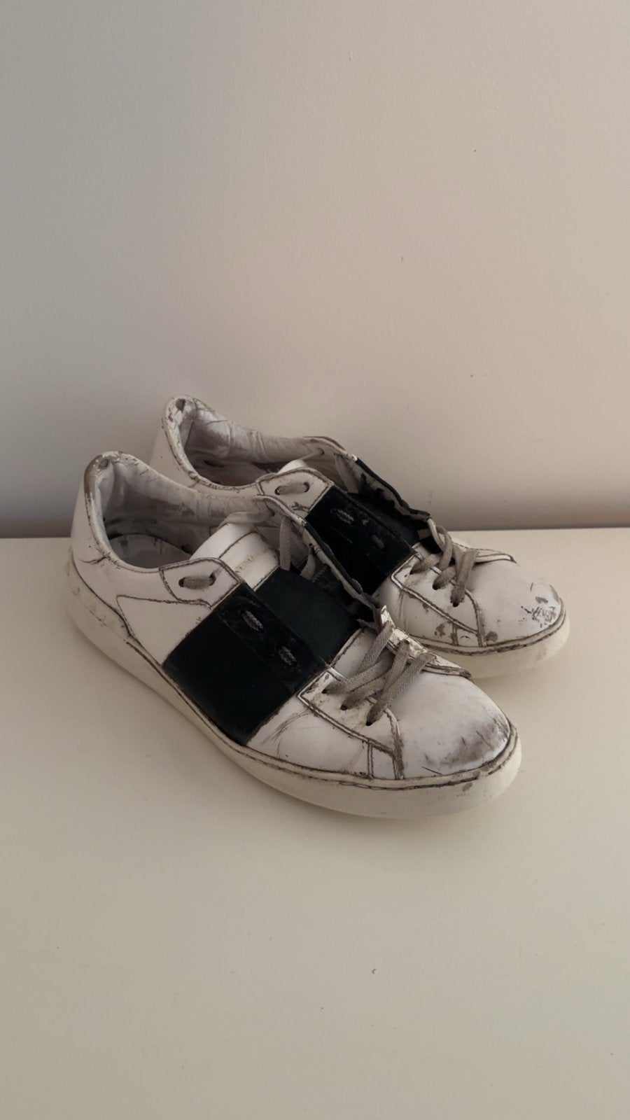 Valentino Open Walk Sneakers Maat 43, Ophalen of Verzenden, Gedragen, Wit, Sneakers of Gympen