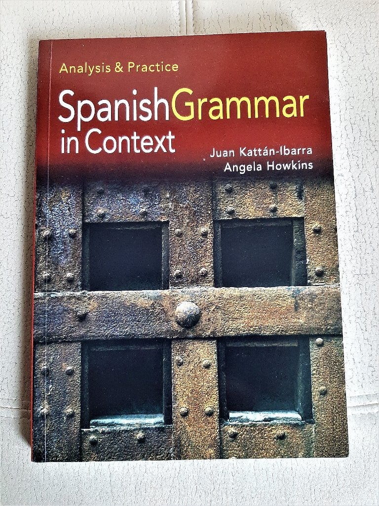 Spanish Grammar in Context, Ophalen of Verzenden, Zo goed als nieuw, Niet van toepassing, Juan Kattan Ibarra