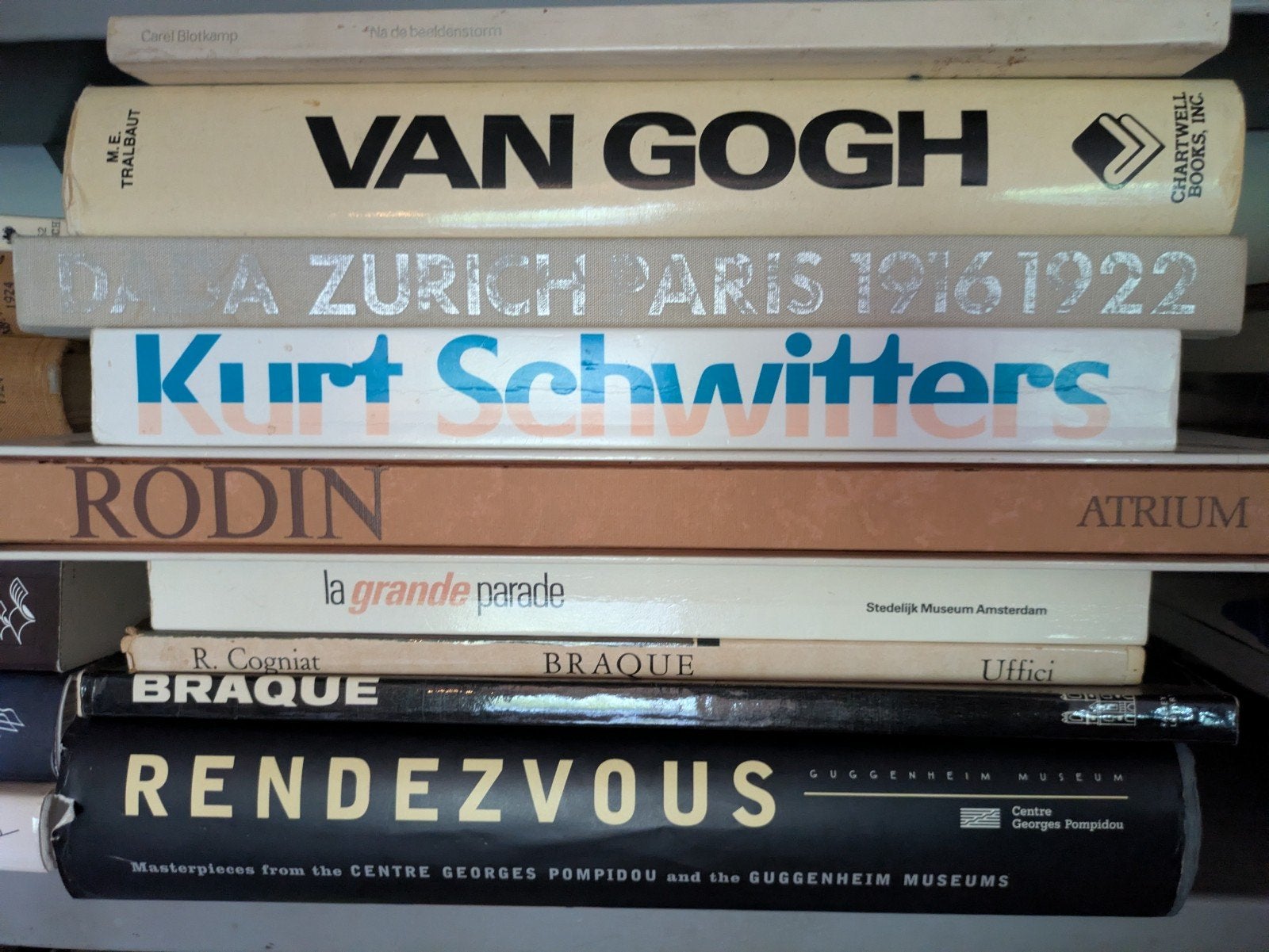 125x partij kunst boeken schilderkunst beeldhouwkunst, Ophalen, Gelezen