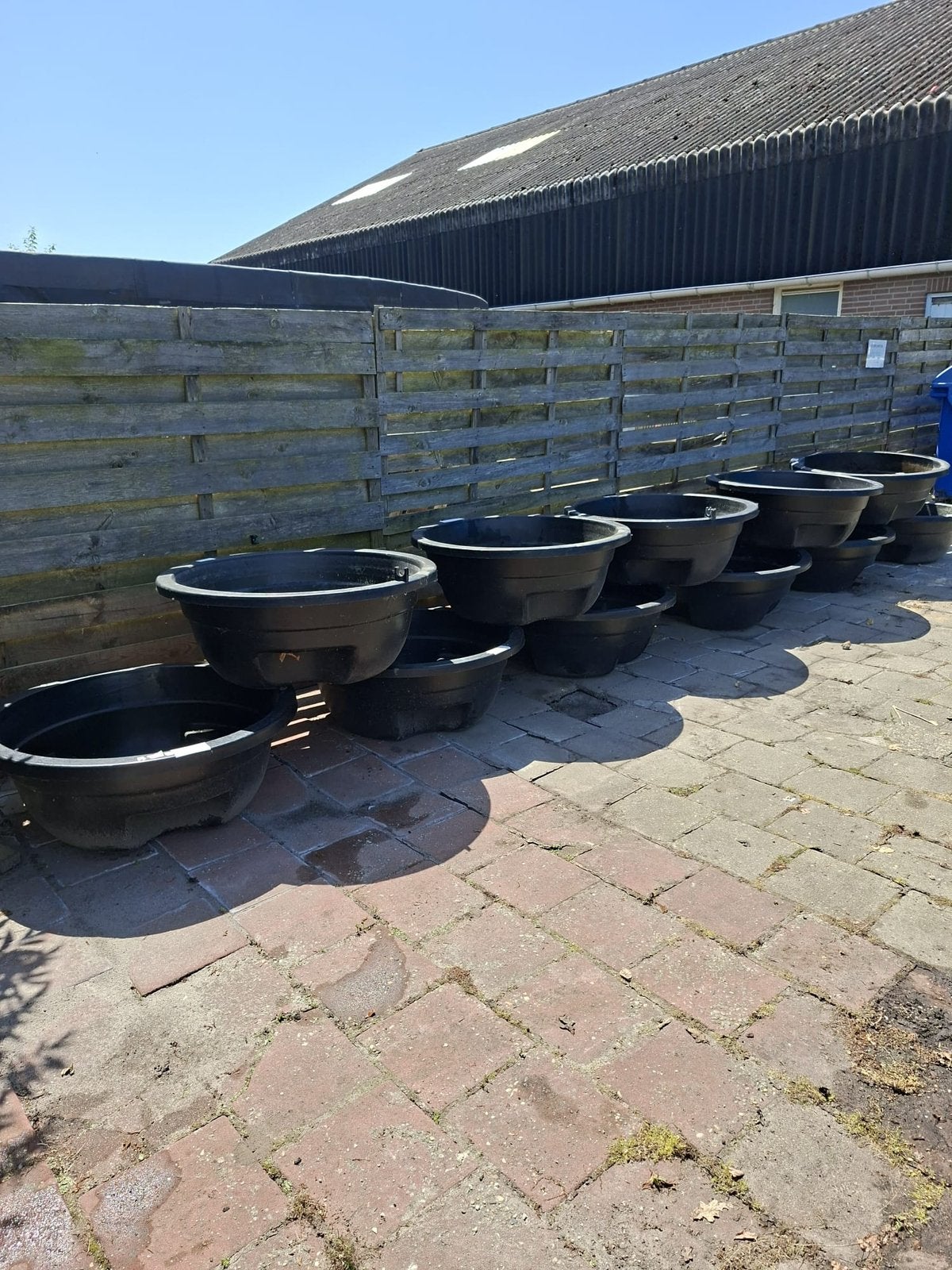 Terras vijverbakken, Ophalen, Zo goed als nieuw, Waterornament