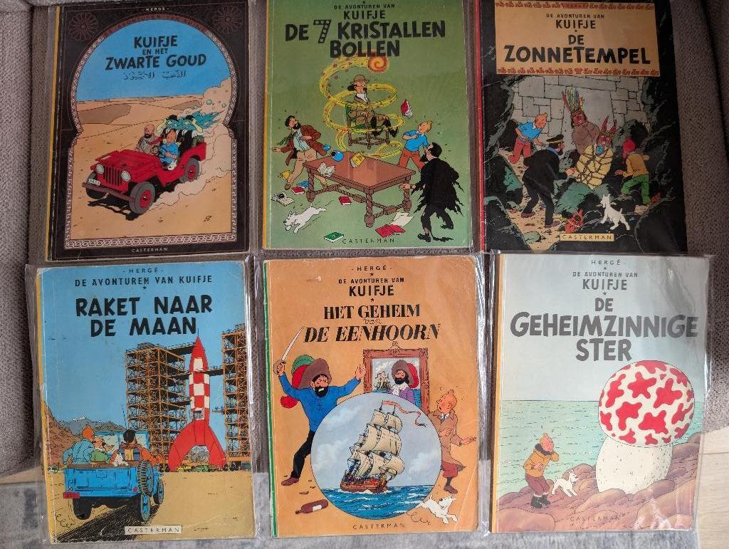 Kuifje softcover 13 stuks, Boeken, Gelezen, Verzenden, Meerdere stripboeken, Hergé