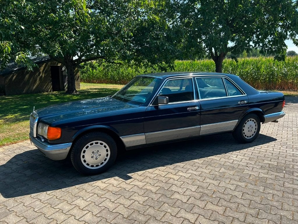 Mercedes-Benz S-Klasse W126 500 SEL 1980 LPG HPF, Automaat, Achterwielaandrijving, Blauw, Mercedes-Benz