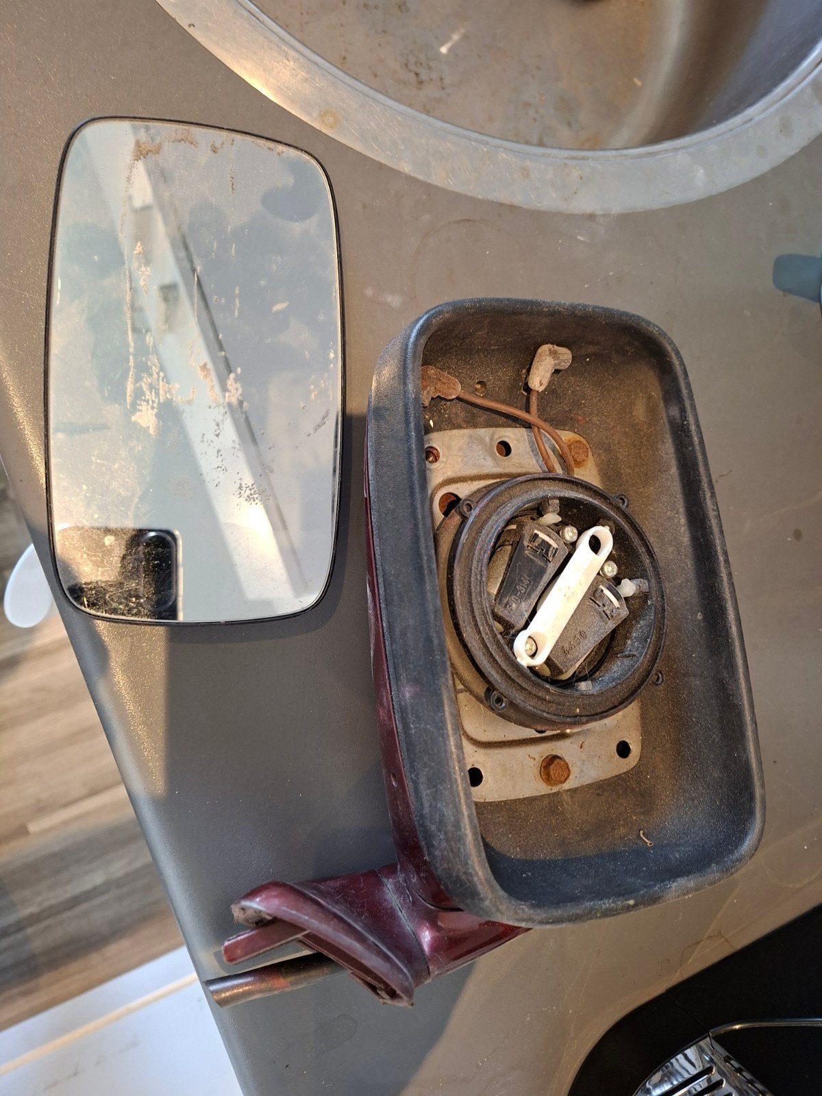 porsche 911 linker buitenspiegel, Auto-onderdelen, Carrosserie en Plaatwerk, Ophalen of Verzenden, Voor, Porsche, Deur