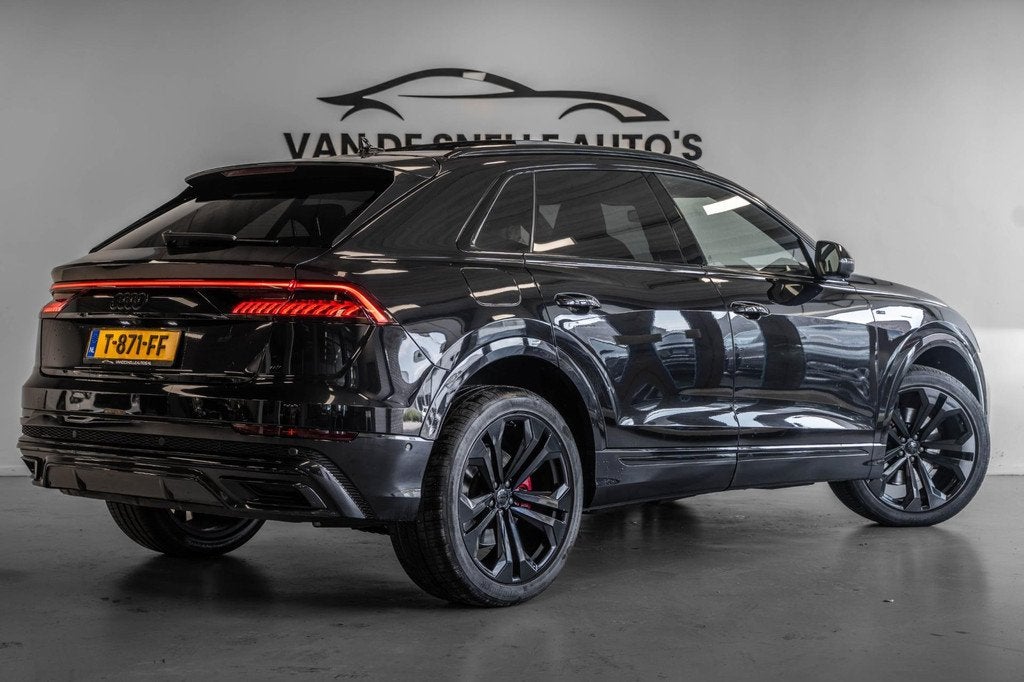 Audi Q8 50 TDI quattro Pro Line S MASSAGE/HUD/B&O/PANO, Auto's, Audi, Automaat, Gebruikt, Euro 6, Zwart
