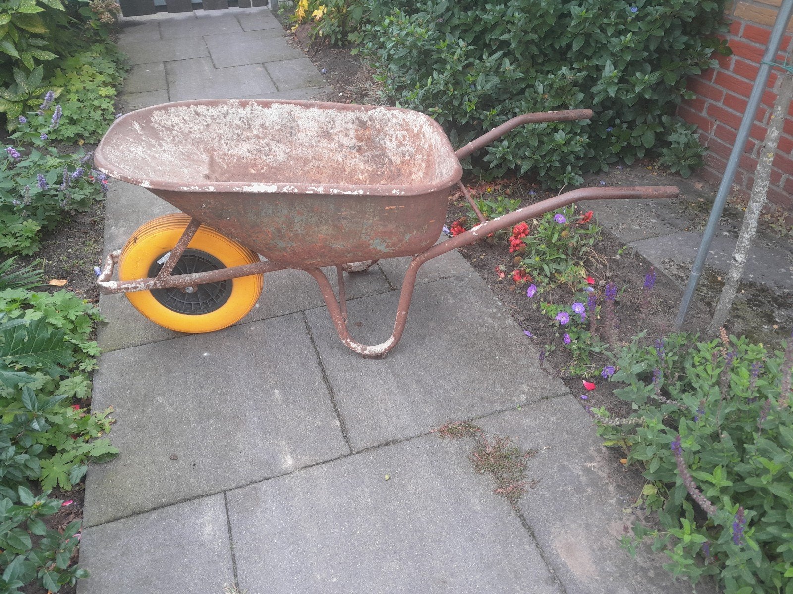 kruiwagen met anti lek band, Tuin en Terras, Kruiwagens, Ophalen, Gebruikt