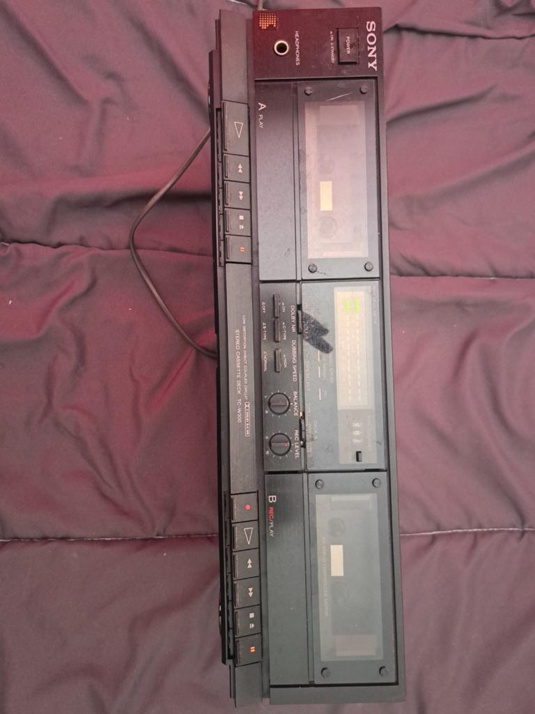 Sony TC-W300 cassette deck, Ophalen of Verzenden, Sony