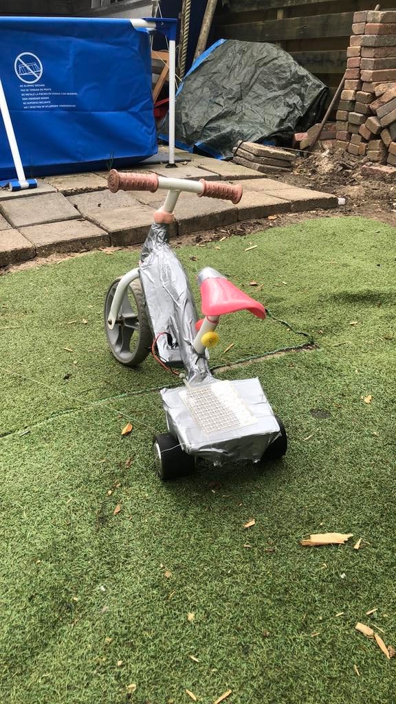 Elektrische loopfiets, Ophalen, Gebruikt