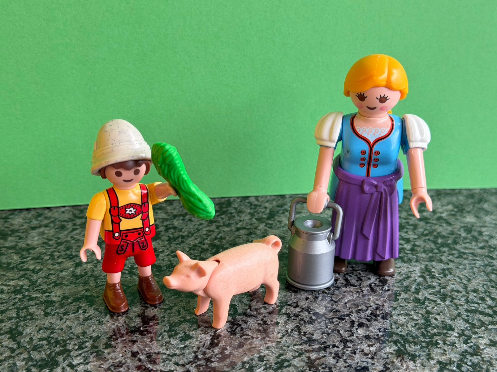 Playmobil set 5514: boerin en zoon, Kinderen en Baby's, Speelgoed | Playmobil, Ophalen of Verzenden, Zo goed als nieuw, Complete set