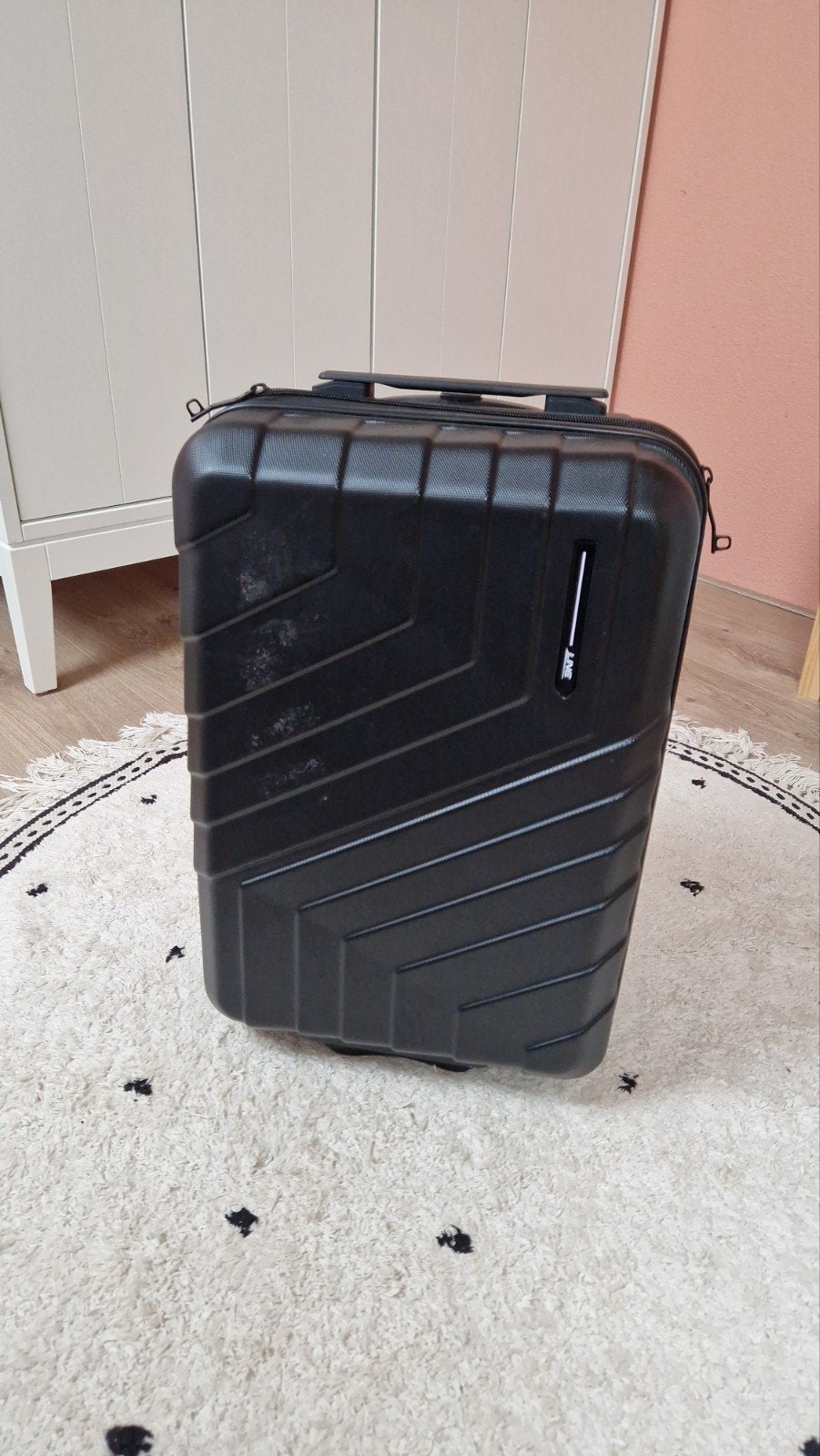 Oistr Brooks Cabin Trolley 55 Zwart - Gebruikt, Ophalen, Uitschuifbare handgreep, Gebruikt, Zwart