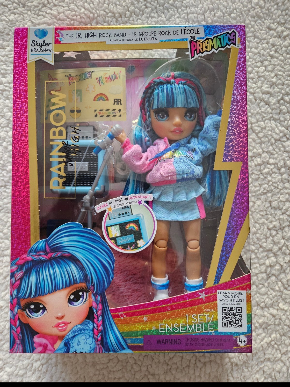 Rainbow High Jr. High Skyler Bradshaw Pop met Accessoires, Ophalen of Verzenden, Nieuw, Overige typen
