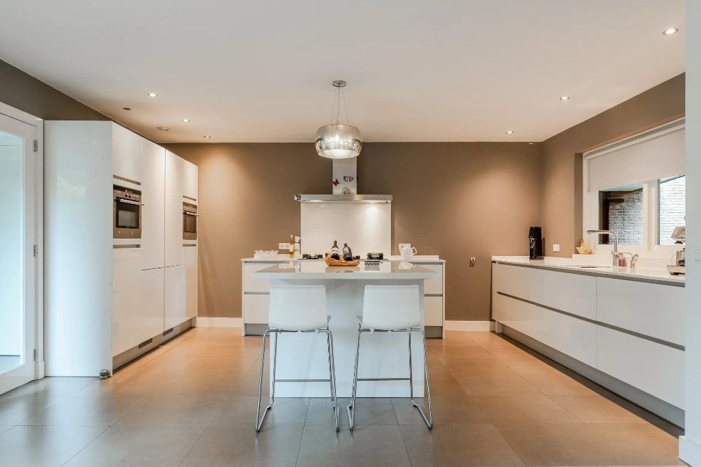 Complete keuken met kookeiland | Siemens, Liebherr & ATAG, Ophalen, Gebruikt, Wit, Overige typen