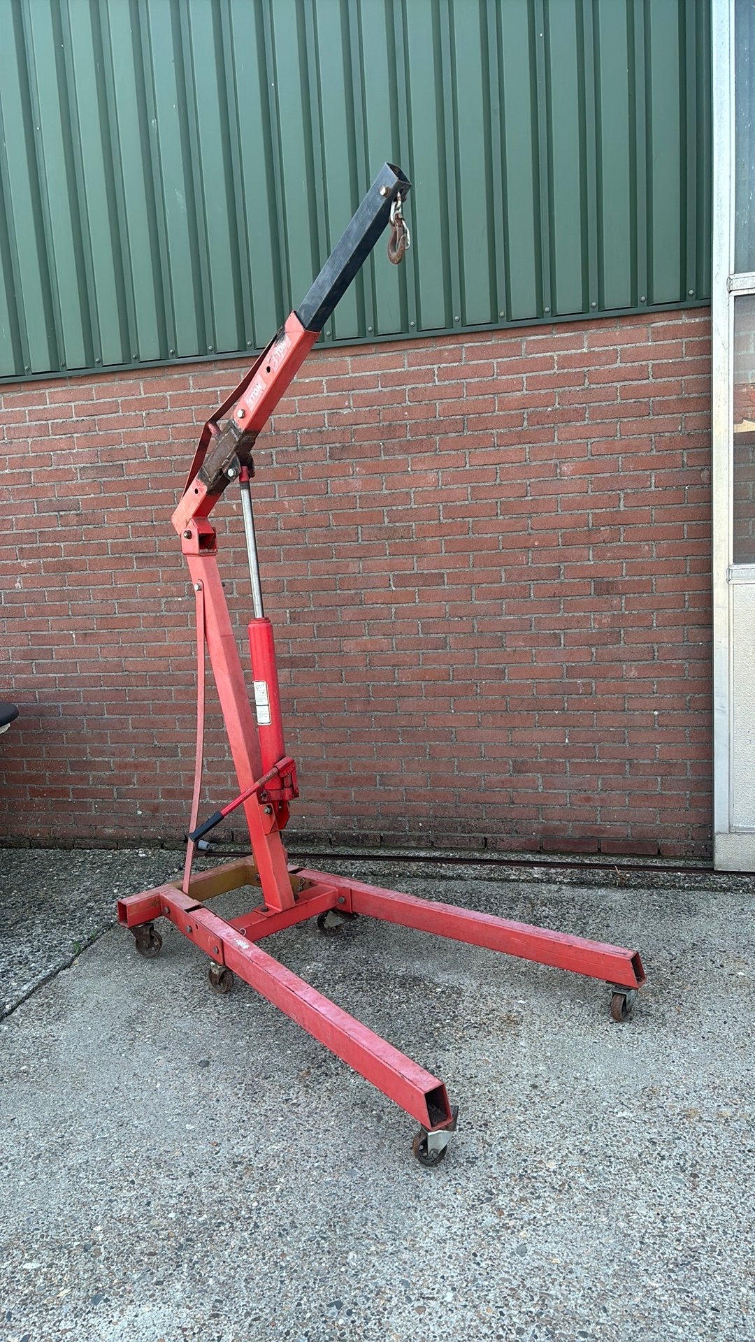 Werkplaats kraan / motorblok kraan, Ophalen, Handmatig