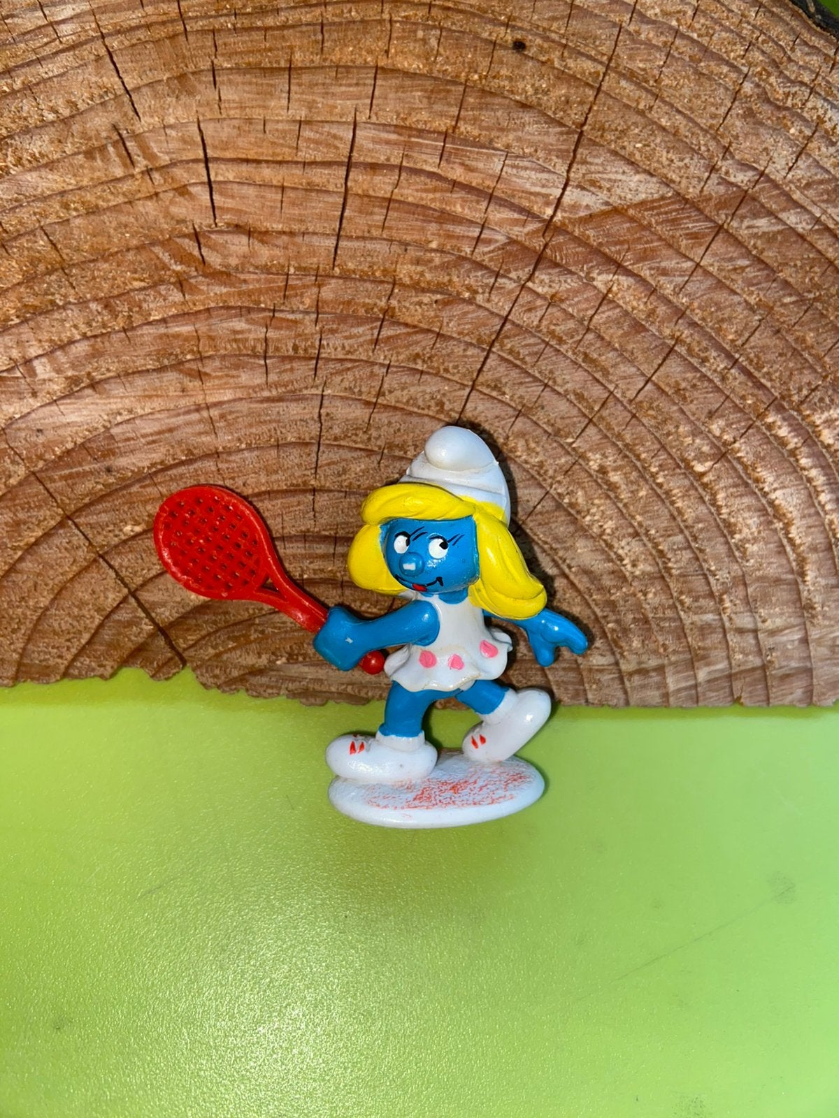 Smurfen smurf tennis smurfin, Verzamelen, Smurfen, Ophalen of Verzenden, Gebruikt