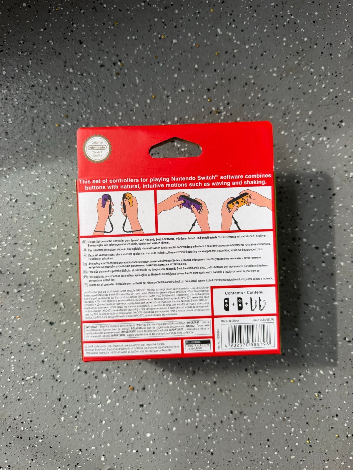 Foto 3 van Nintendo Switch Joy-Con Controllers - Oranje/Paars