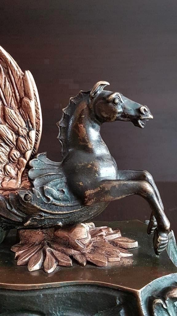 Bronzen beeld paard verguld gepatineerd Thomas Weeks, Brons, Ophalen of Verzenden, Brons