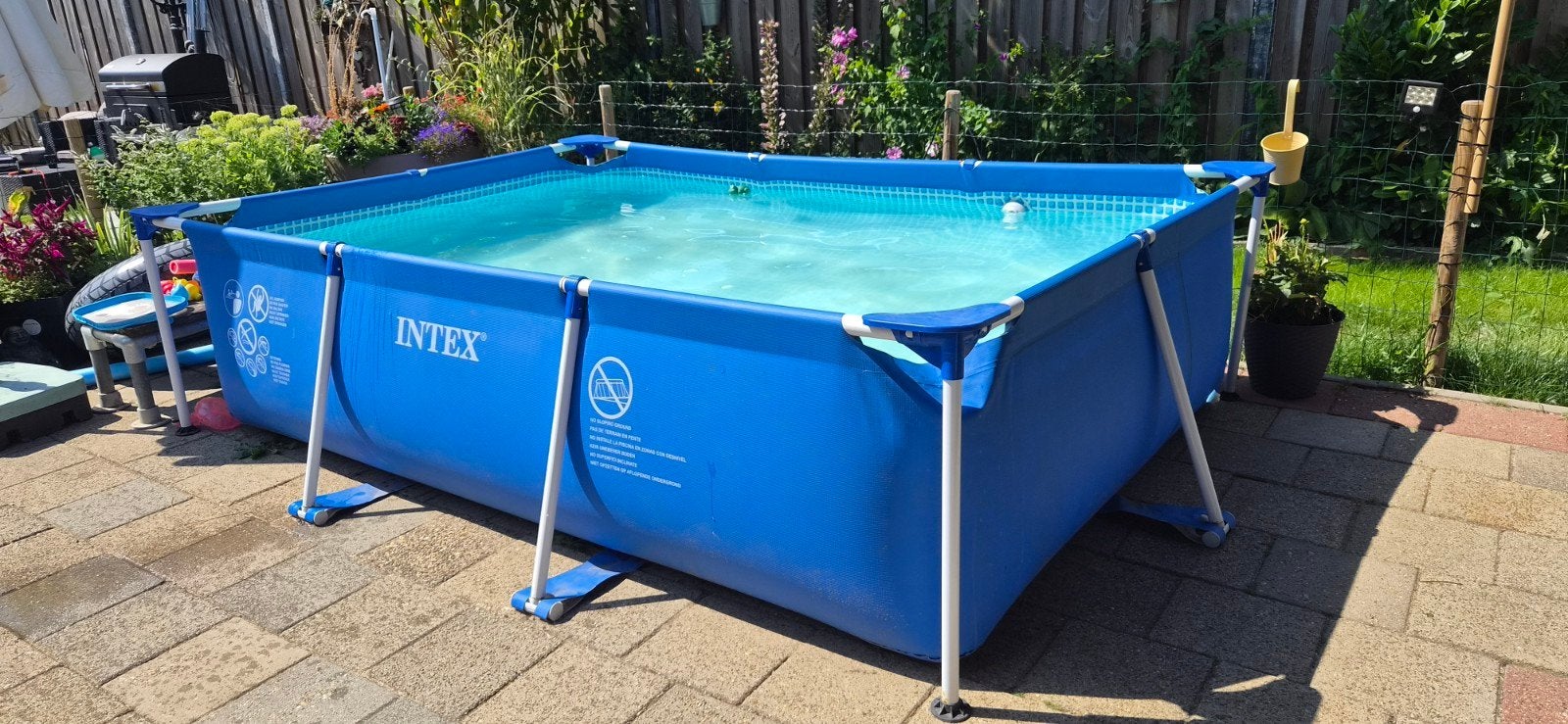 Intex Zwembad 3x2x0.75m met pomp en filters teab, Tuin en Terras, Ophalen, Gebruikt, Opzetzwembad, 200 tot 400 cm