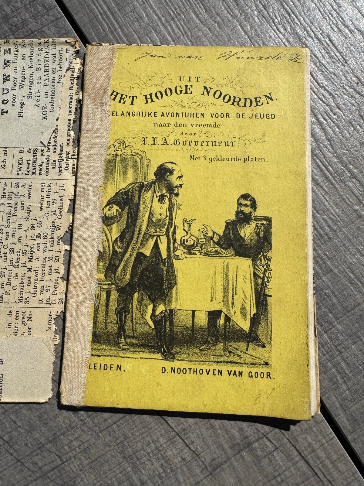 Uit het Hooge Noorden - J.J.A. Goeverneur (ca. 1865), Ophalen of Verzenden