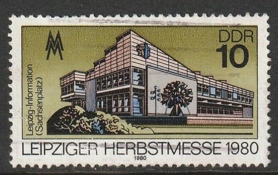 DDR 1980 2539 Leipziger messe 10p, Gest, Ophalen of Verzenden, DDR, Gestempeld