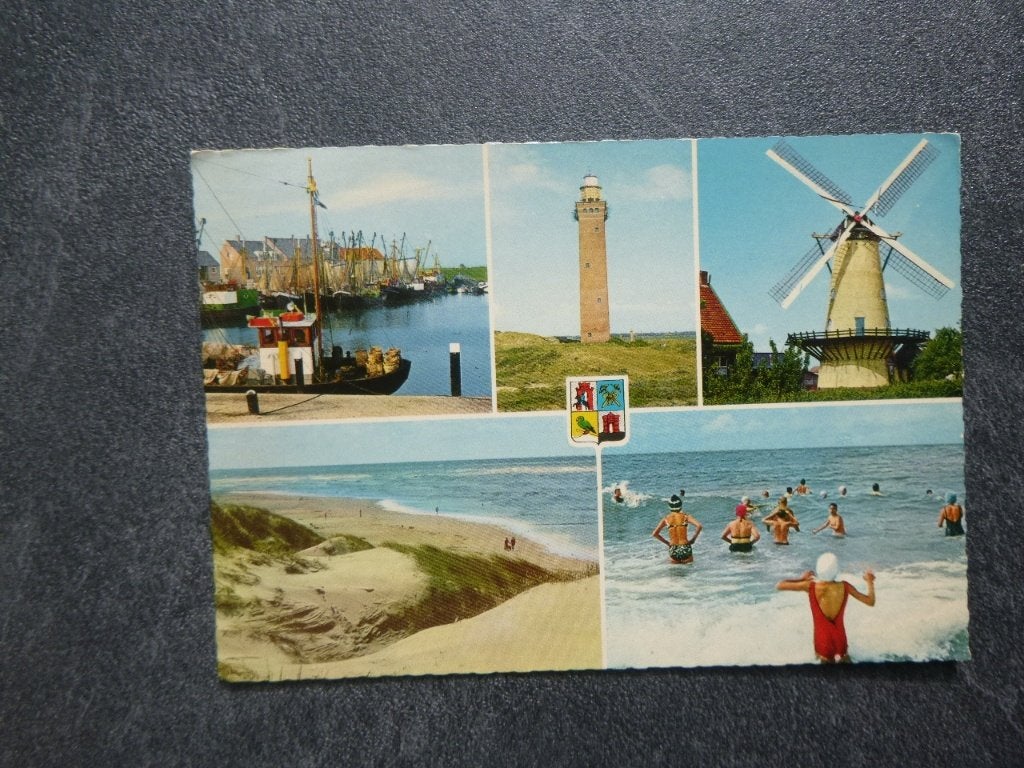 groeten uit Ouddorp, molen/vuurtoren 1967, Verzenden, 1960 tot 1980, Gelopen, Zeeland