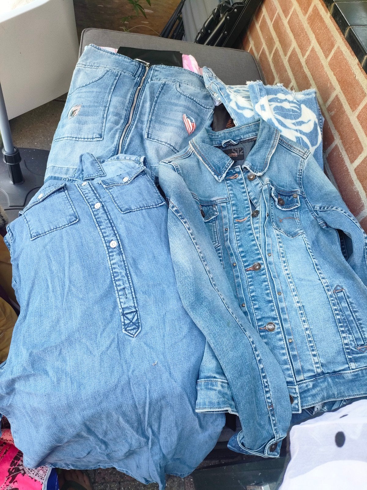 mega pakket /partij spijkerkleding dames, Ophalen of Verzenden, Zo goed als nieuw, Maat 34 (XS) of kleiner