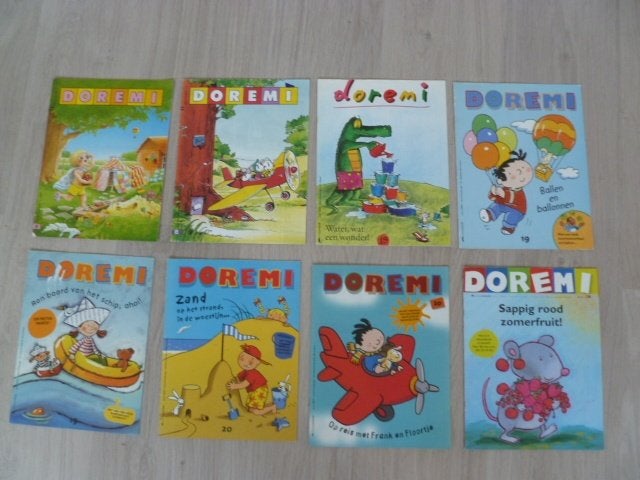 8 Doremi tijdschriften juni: zomer uitgaven. Voor kleuters., Kinderen en Baby's, Ophalen of Verzenden, Zo goed als nieuw, Taal en Lezen
