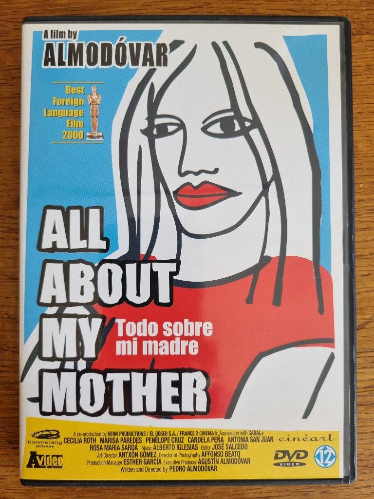 All About My Mother / Todo sobre mi madre | Pedro Almodovar, Gebruikt, Drama, Spanje, Nederlands