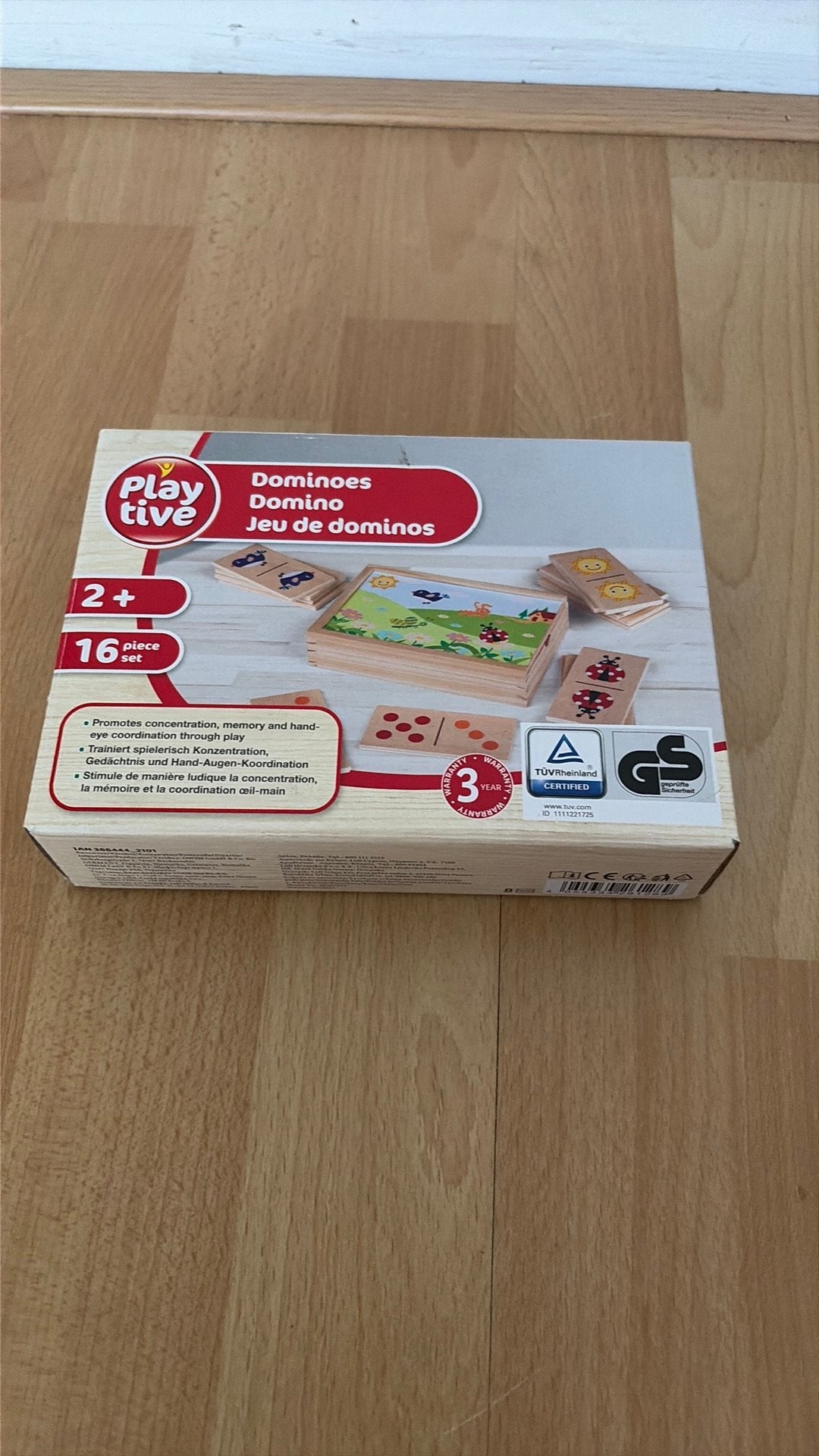 Houten domino set Playtive, Ophalen of Verzenden, Zo goed als nieuw