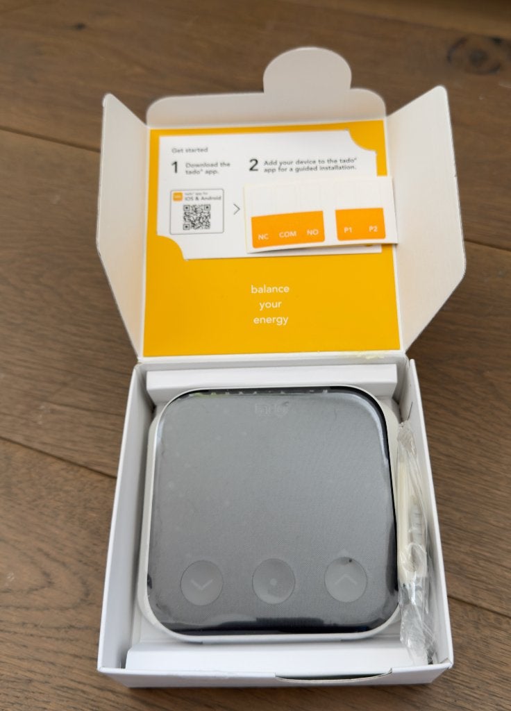 Tado Smart Thermostat X (Wired) + Bridge X, Verzenden, Slimme thermostaat, Nieuw