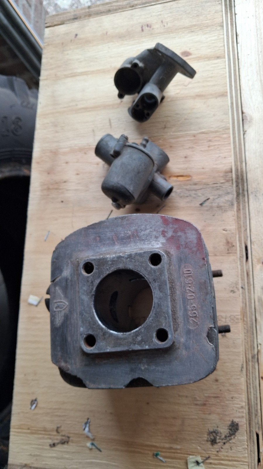 Zundapp carburateur en cilinder set, Ophalen of Verzenden, Gebruikt, Carburateur