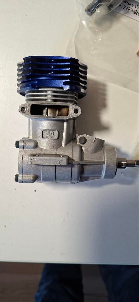 OS Max 50 SX-H Hyper motor voor RC helikopter, Ophalen of Verzenden, Zo goed als nieuw