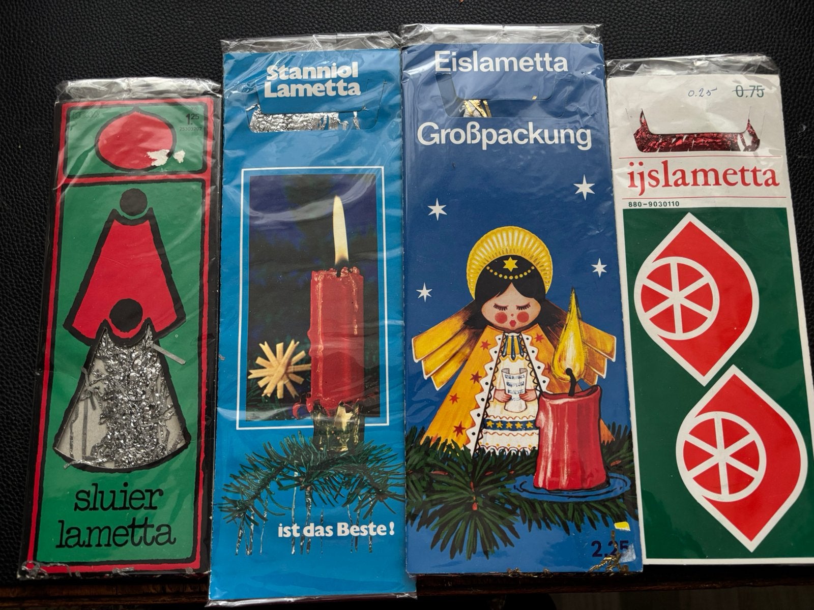 Oude kerst lood lametta, Ophalen of Verzenden, Gebruikt