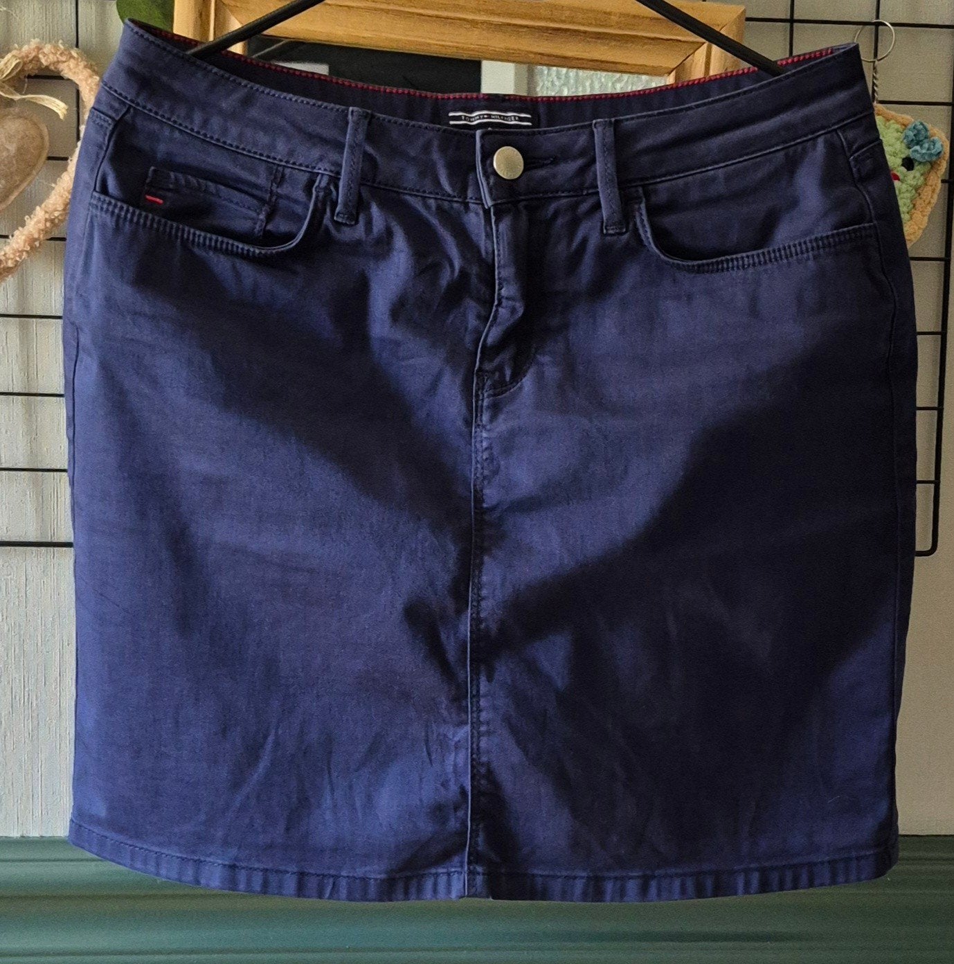 Tommy Hilfiger rokje maat M, Maat 38/40 (M), Blauw, Ophalen of Verzenden, Zo goed als nieuw
