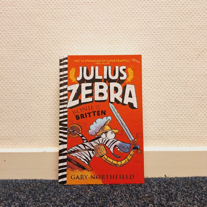 Julius Zebra - Bonje met de Britten - Gary Northfield - Boek