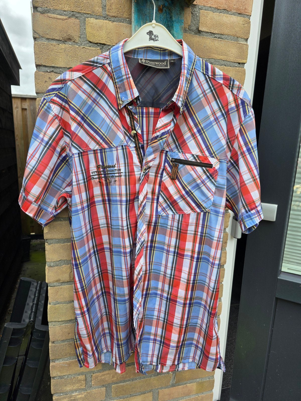 Pinewood Outdoor Collection geruit overhemd - XL, Kleding | Heren, Ophalen, Meerkleurig, Zo goed als nieuw, Pinewood